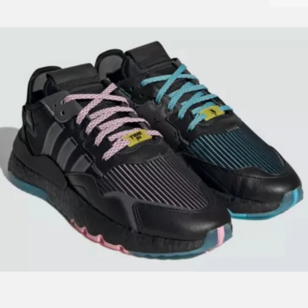 Adidas black Nite Ninja Jogger shoes, size 5 men/6-6.5 women NO BOX